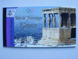 UNO-New York 959/65 MH 9 Booklet 9 Oo Used, UNESCO-Welterbe: Griechenland - Booklets