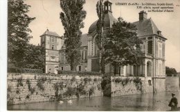 DEPT 77 : Lesigny ,le Chateau Facade Ouest - Lesigny