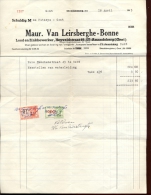 Factuur Brief Lettre Gent - Lood En Zink - Maur. Van Leirsberghe - Bonne 1945 - 1900 – 1949