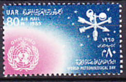 Egypt 1965 Yvert 95, Airmail, World Meteorological Day, MNH - Luchtpost