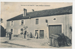 52 // Environs De BOURMONT    Café  PERRIN SIMONNOT    ANIMEE  Cachet Indice III Au Verso (POULANGY) - Bourmont