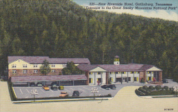 Tennessee Gatlinburg New Riverside Hotel Curteich - Other & Unclassified