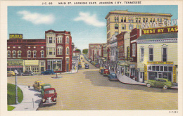 Tennessee Johnson City Main Street Looking East - Johnson City