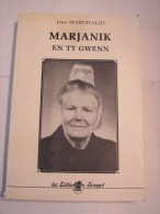 LIVRE BRETON MARJANIK EN TY GWENN  Par  JEAN MARCHALOT - Bretagne