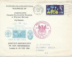 1964. POLPHILEX 64. PHILATELIC EXHIBITION AT Gen. SIKORSKI  INSTITUTE .LONDON - Gouvernement De Londres (exil)