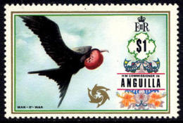 Anguilla #157 Mint Never Hinged $1 Man-o-War Bird From 1972 - Anguilla (1968-...)