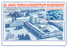 ATOMO NUCLEAR  POWER PLANT SEIBERSDORF,1981 ,CM,MAXICARD, CARTES MAXIMUM AUSTRIA. - Atomo