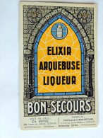 Carte Postale Ancienne : LYON : Etablissements BON-SECOURS , 5 Rue Croix-Mathon , Elixir , Arquebuse Liqueur - Lyon 7