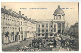 E1995 -  Molenbeek - Place Et Maison Communale   *marché  Lagaert N° 4* - Molenbeek-St-Jean - St-Jans-Molenbeek