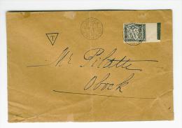 OBOCK TAXE BORD DE FEUILLE N° 11 SUR LETTRE TRES RARE - Storia Postale