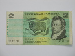 2 -Two- Dollars 1966-1972 AUSTRALIE - AUSTRALIA -  ***  RARE SIGNATURE  *** - 1966-72 Reserve Bank Of Australia