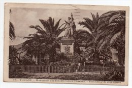 Cpa Militaria - Toulon - Monument Des Soldats Tués à L'ennemi - Monumenti Ai Caduti