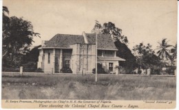 Lagos Nigeria, Colonial Chapel Race Course, On C1910s Vintage Postcard - Nigeria