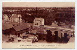 NORT SUR ERDRE--1936--Le Pont St Georges Et Les Marais (usine Sur La Gauche) N°1  éd Nozais - Nort Sur Erdre