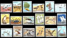 (081) Botswana  1982  Birds / Oiseaux / Vögel / Vogels  ** / Mnh  Michel 299-316 - Botswana (1966-...)