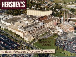 (600)  USA - Hershey Chocolate Factory - Autres & Non Classés