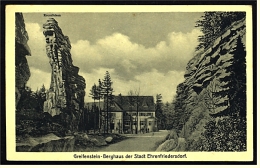 Ehrenfriedersdorf  -  Greifenstein Berghaus Kreuzfelsen -  Ansichtskarte Ca.1920    (1824) - Ehrenfriedersdorf