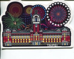 (470) Special Shaped Postcard - Taiwan - Taipei - Taiwán