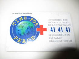 S08 03.95 , Red Cross (condition Not So Good) - S-Series: Schalterserie Mit Fremdfirmenreklame