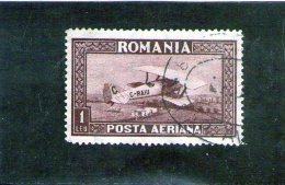 1928 - Avion Y&T No P.A. 1A  ( Lignes Verticales ) - Used Stamps