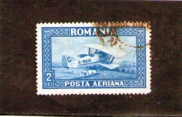 1928 - Avion Y&T No P.A. 2A  ( Lignes Verticales ) - Used Stamps