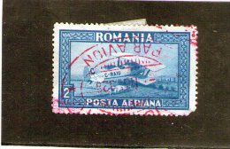 1928 - Avion Y&T No P.A. 2A  ( Lignes Verticales ) - Used Stamps