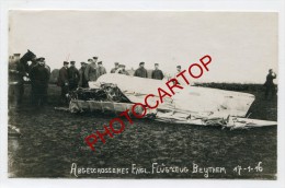 BEYTHEM-Avion Anglais Abattu-17-1-16-Aviation-C ARTE PHOTO Allemande-GUERRE 14-18-1WK-BELGIQUE-BELGIE N-Fliegerei- - Röselare