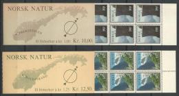 Norvège, Carnets De 1976** C682/683 Paysages Norvégiens - Postzegelboekjes