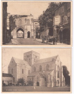 WINCHESTER  ST CROSS CHURCH AND WESTGATE  2 POSTCARDS - Winchester