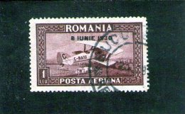 1930 - Avion Avec Surcharge 8 IUNIE Y&T P.A. 4B  (horizontales) - Used Stamps