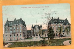Tacoma WA High School 1908 Postcard - Tacoma