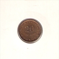 B9 Mozambique 20 Centavos 1974. High Grade - Mosambik