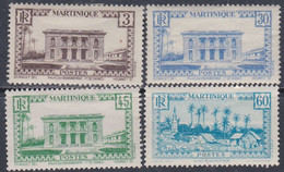 Martinique N° 175 / 78 XX Série Courante : Les 4 Valeurs Sans Charnière TB - Unused Stamps