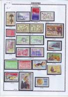ANDORRE.PRINCIPAT ANDORRA.FRANCE.TIMBRE.COL LECTION.EUROPA.148 TIMBRES.7 SCANS - Unused Stamps