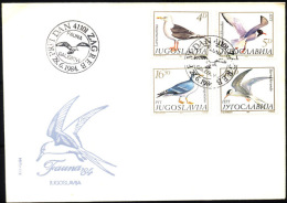 YUGOSLAVIA - JUGOSLAVIA  - SEAGULS - ZAGREB  FDC - 1984 - Seagulls