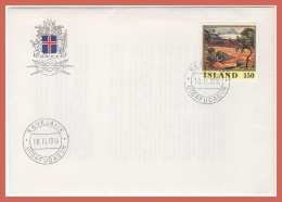 ISLANDE FDC   1976 - FDC
