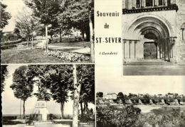 CPSM   SAINT SEVER       Un Coin Du Village   En Multivues - Saint Sever