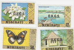 Kiribati-1981 Officials NO WTMK Set  MNH - Kiribati (1979-...)