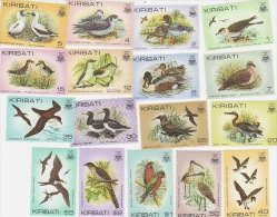 Kiribati-1982-83 Birds Definitives MNH - Kiribati (1979-...)