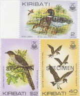 Kiribati-1982 Birds SPECIMEN  MNH - Kiribati (1979-...)