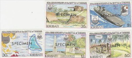 Kiribati-1983 The Battle Of  Tarawa SPECIMEN Set  MNH - Kiribati (1979-...)