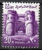 EGYPT 1972 El Mitwalli Gate Cairo -  20m. - Mauve   FU - Used Stamps