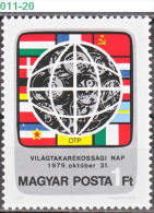 HUNGARY, 1979, International Savings Day, Coins, Flags, MNH (**), Sc/Mi 2610/3383 - Ongebruikt