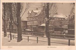 ERFURT Am Dämmchen Winter Schnee 19.5.1911 Gelaufen Heimatschutz Landesverein - Erfurt