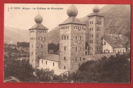 YBRI-37 Brigue Brig Château De Stockalper. Nicht Gelaufen.Burgy 330 - Brigue-Glis 