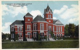 Chemistry Bldg West Campus University Of Missouri Columbia MO Old Postcard - Columbia