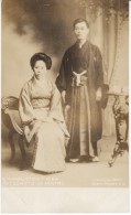 Kenmare ND North Dakota, Evangelist Hida Matsumoto & Wife, Olsen's Studio Portrait, C1910s Vintage Postcard - Autres & Non Classés