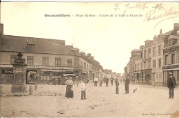 60 - Grandvilliers - Place Barbier - Entrée De La Rue De Beauvais - Grandvilliers