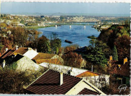 CP Andresy  Vue Générale Et La Seine 78 Yvelines - Andresy