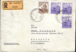 Austria-Registered Letter Circulated In 1970 To Romania,from Bistrita - Lettres & Documents